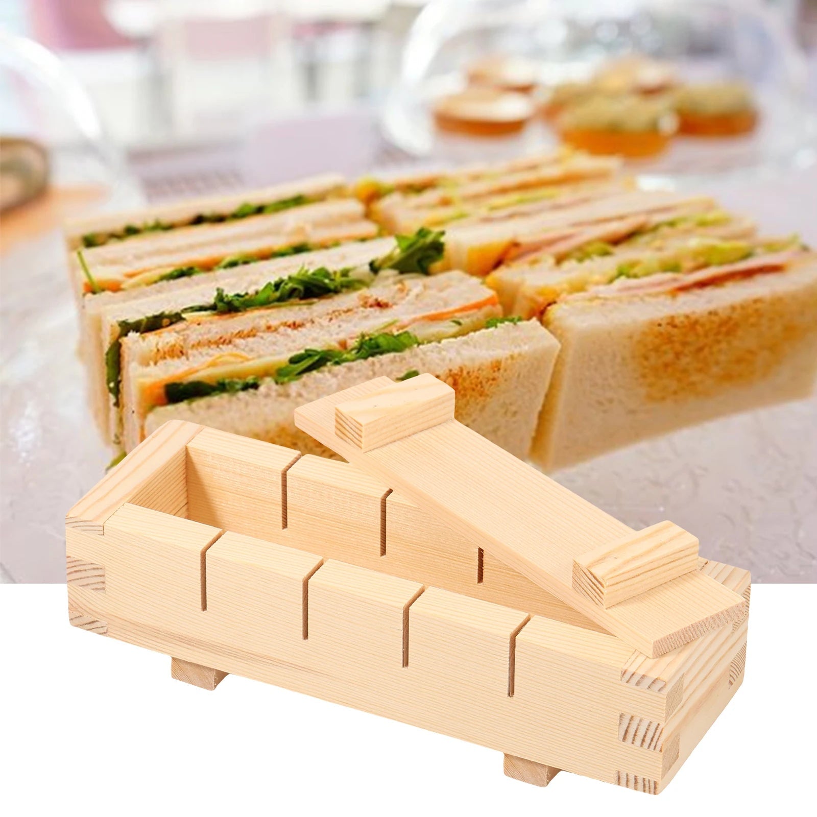 Wooden Sushi Maker – Handcrafted Rice Press Mold