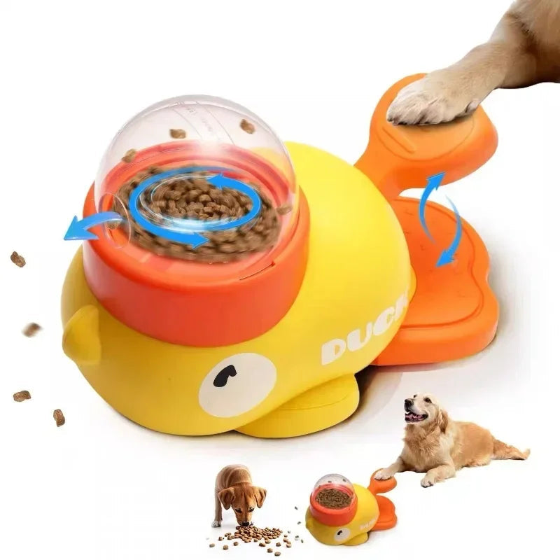 Interactive Duck Puzzle Feeder – Enrichment Toy for Dogs