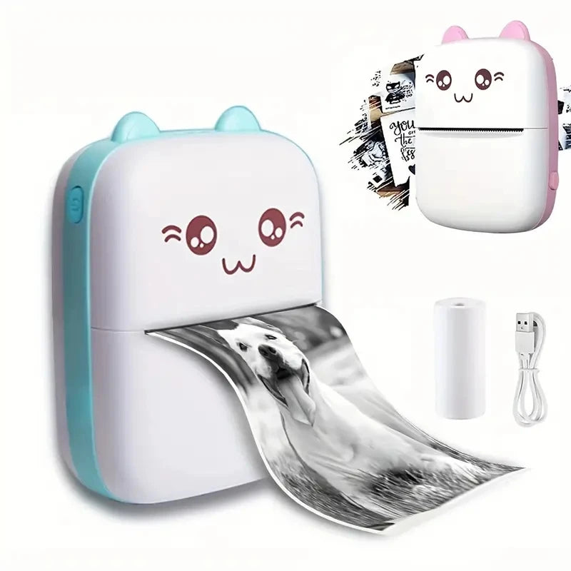 Mini Wireless Thermal Label Printer – Portable Sticker Maker