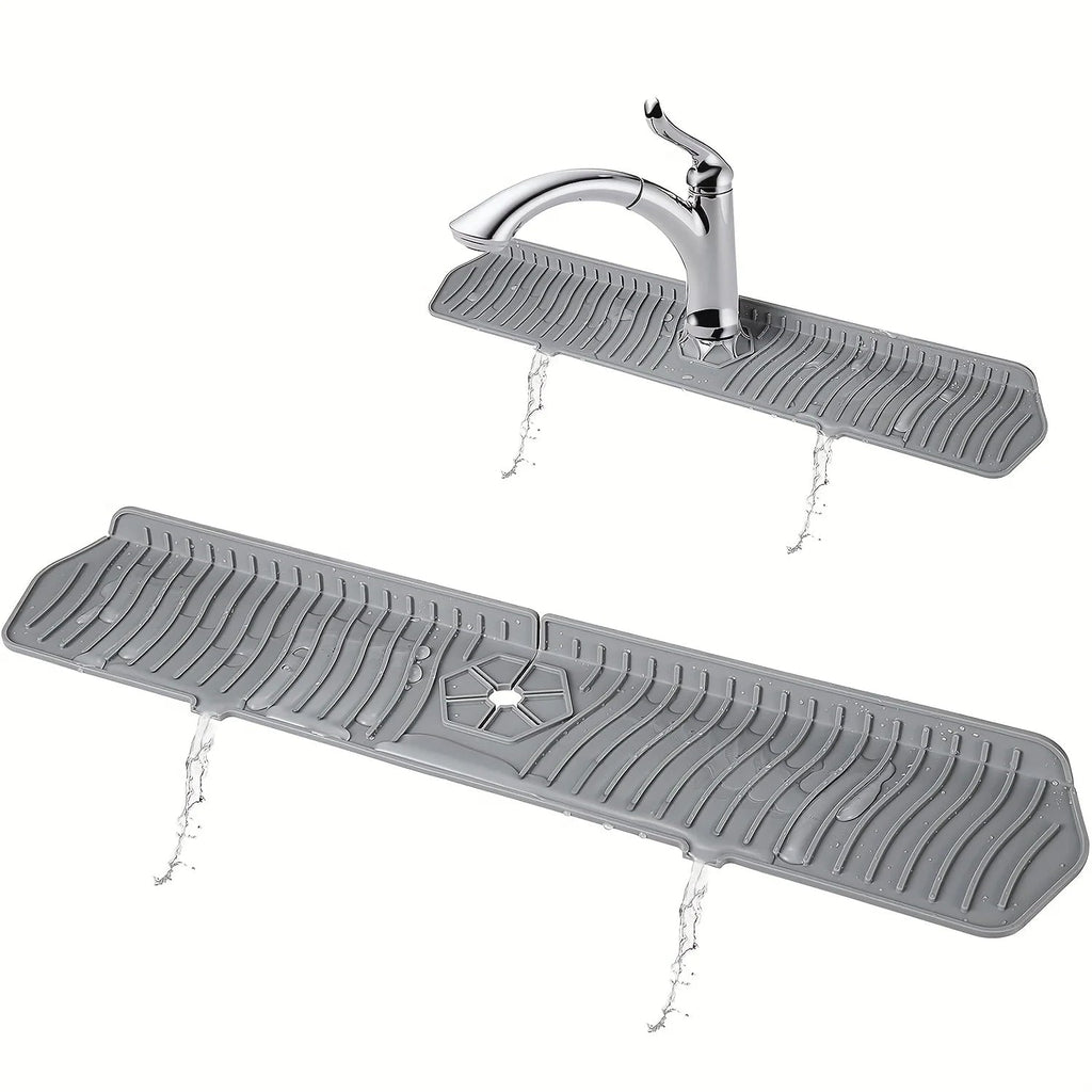 Silicone Sink Splash Guard – Kitchen Counter Water Barrier