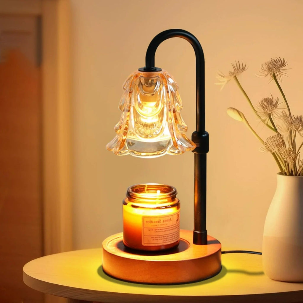 Flower Candle Warmer Lamp – Dimmable Scented Candle Heater