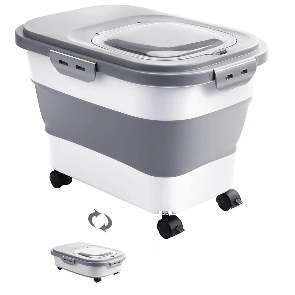 Foldable Food Storage Container – Large-Capacity Kitchen Bin