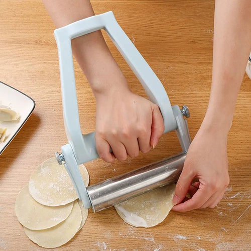 Adjustable Rolling Pin – Stainless Steel with Thickness Rings