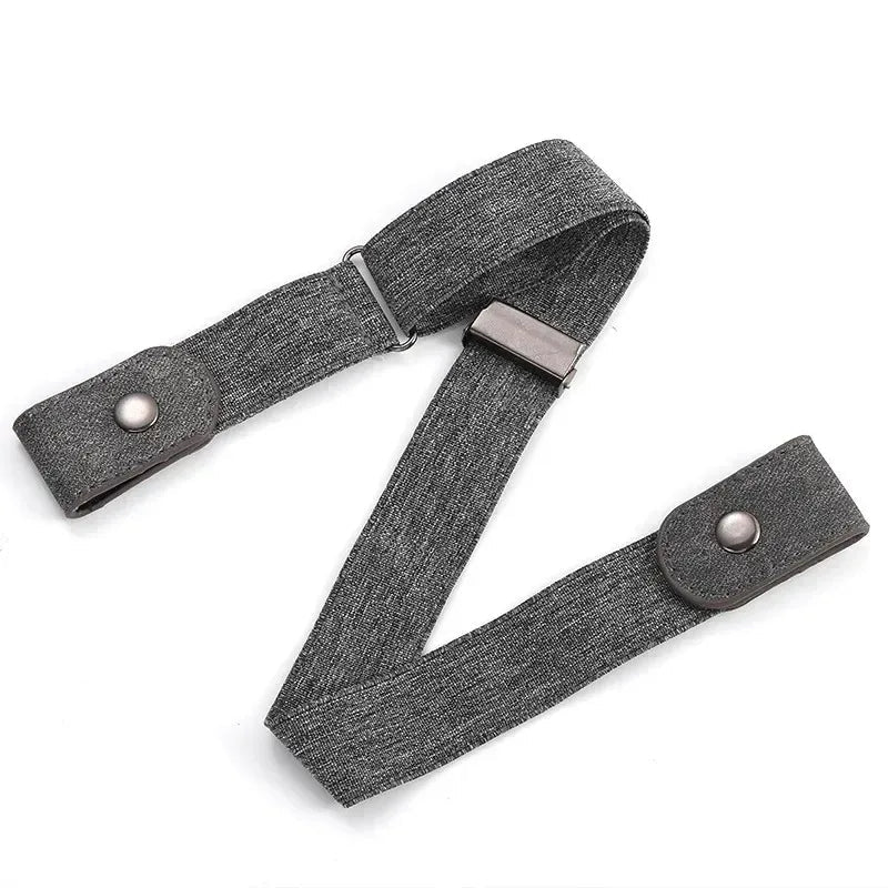 Invisible No-Buckle Belt – Adjustable Elastic Waist Belt