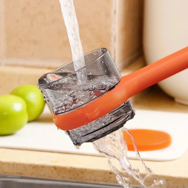 Ergonomic Vegetable Peeler – Non-Slip Grip with Storage