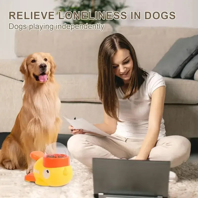 Interactive Duck Puzzle Feeder – Enrichment Toy for Dogs