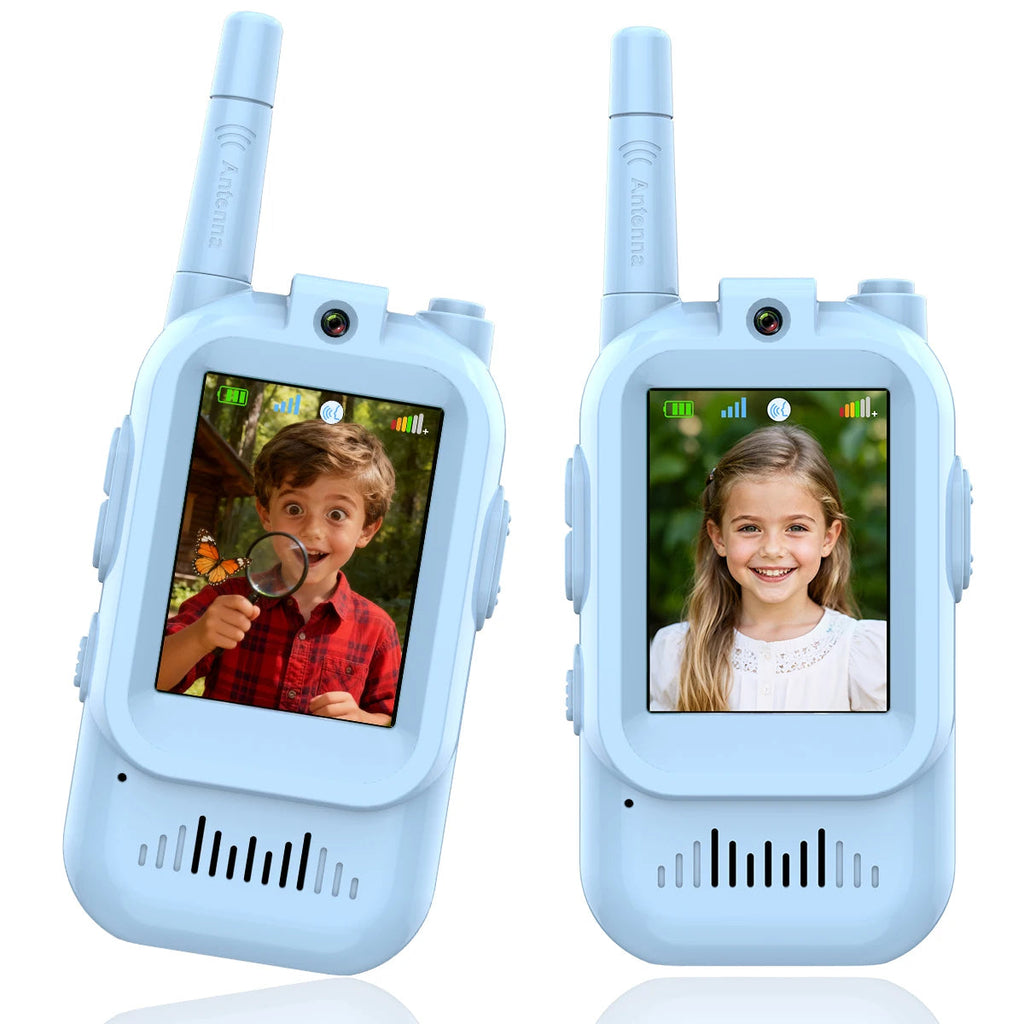 Kids Video Walkie Talkies – 2-Pack Digital Camera Radios