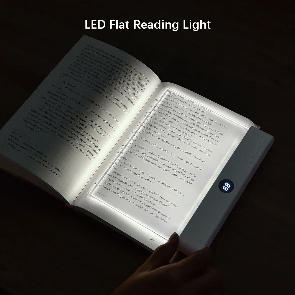 LED Flat Panel Reading Light – Rechargeable Night Vision Lamp