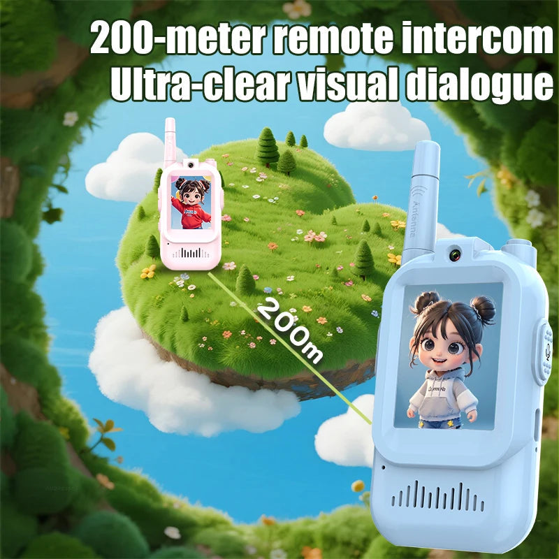 Kids Video Walkie Talkies – 2-Pack Digital Camera Radios