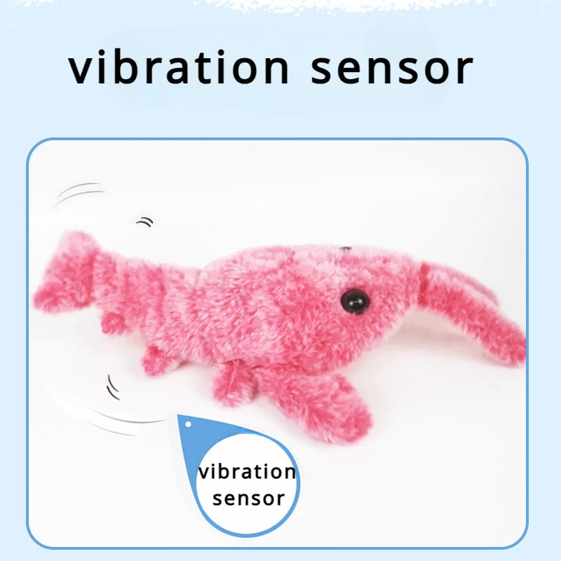 Electric Jumping Shrimp Cat Toy – Interactive Motion Pet Toy