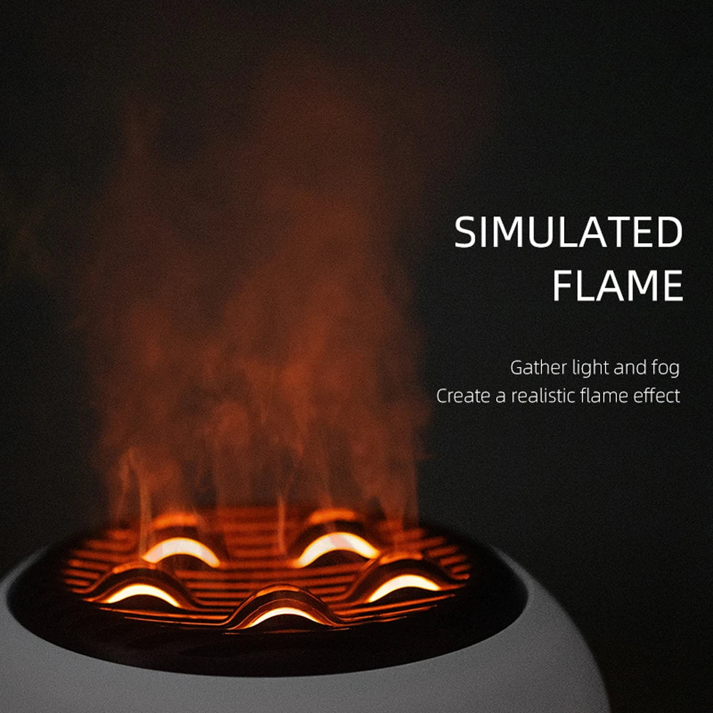Jellyfish Flame Aroma Diffuser – Dynamic Mist Humidifier