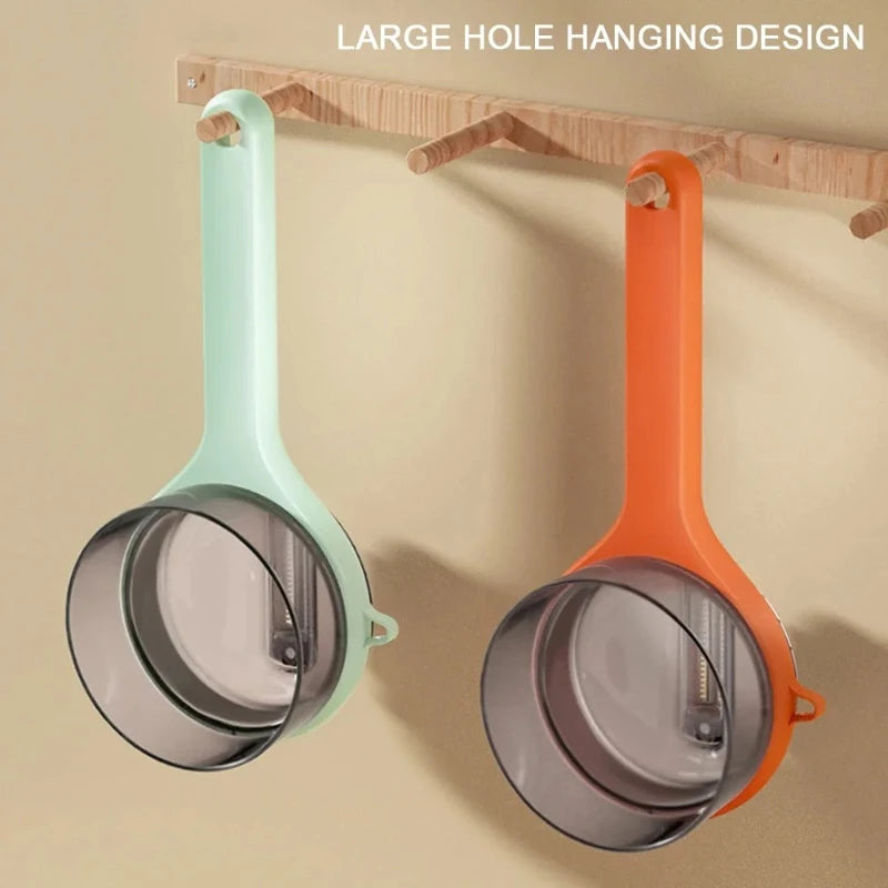 Ergonomic Vegetable Peeler – Non-Slip Grip with Storage