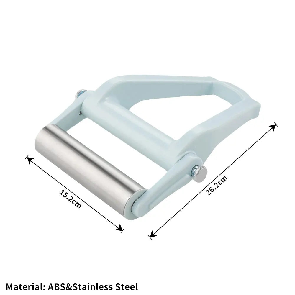 Adjustable Rolling Pin – Stainless Steel with Thickness Rings