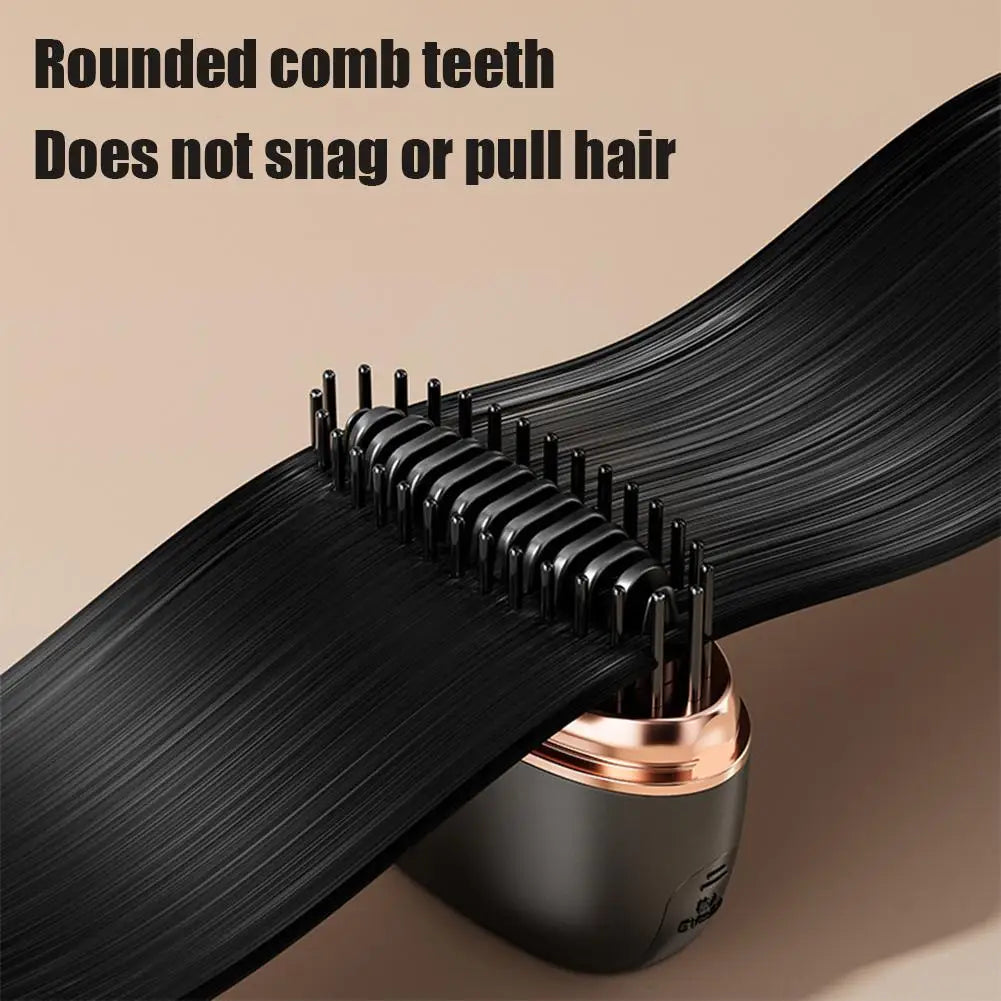 Wireless Ceramic Hair Straightener – 2-in-1 Portable Styler