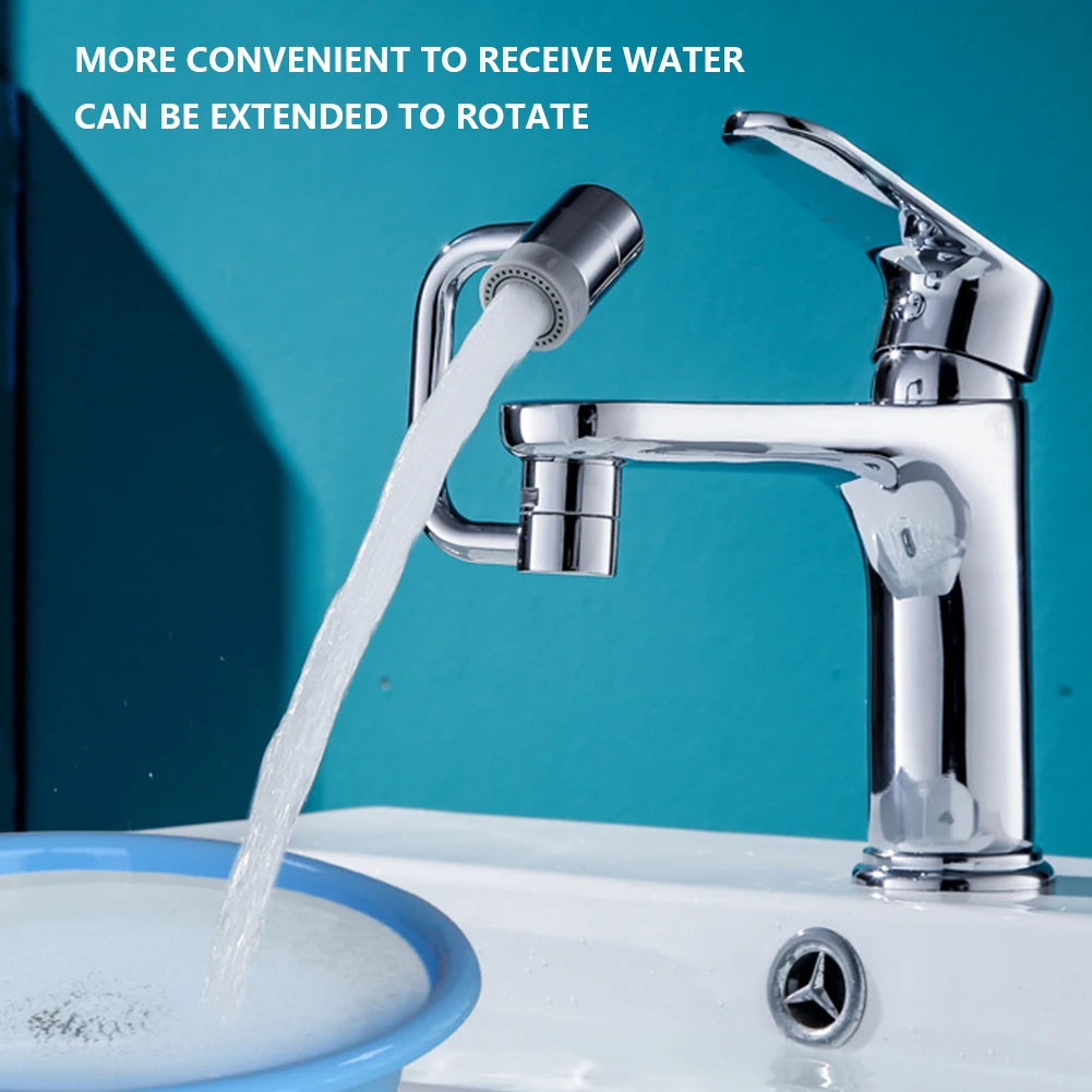 1080° Rotating Faucet Extender – Universal Splash Sprayer