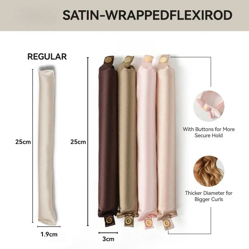Satin Heatless Hair Curler – Overnight Curling Headband