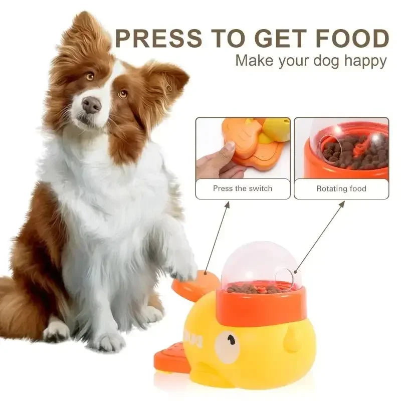 Interactive Duck Puzzle Feeder – Enrichment Toy for Dogs