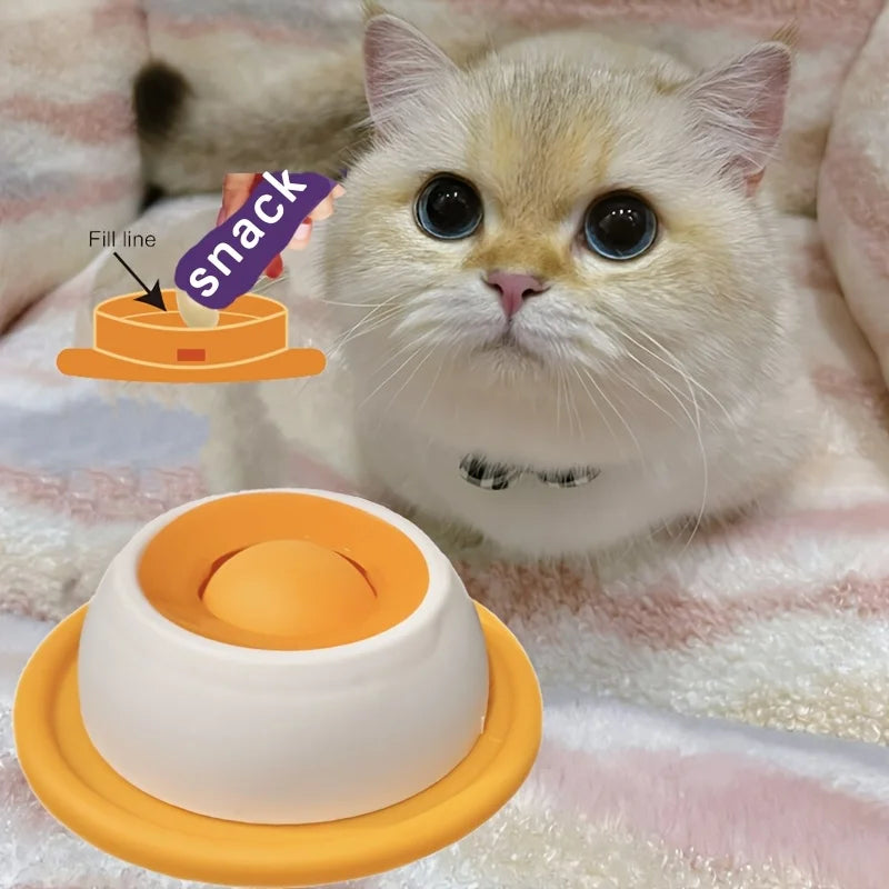 Slow Feeder Lick Mat – Calming Treat Mat for Cats & Dogs