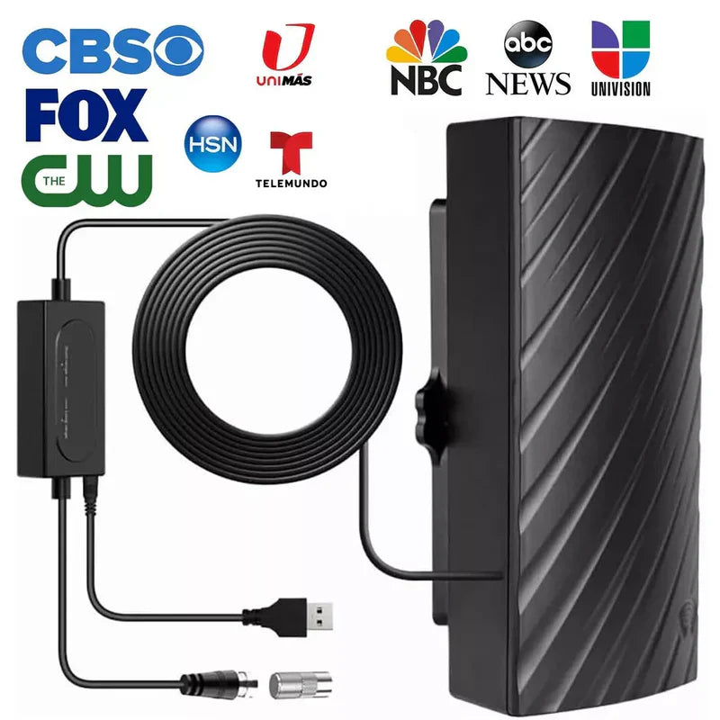 Long-Range Indoor HDTV Antenna – 4K Digital, 600-Mile Range