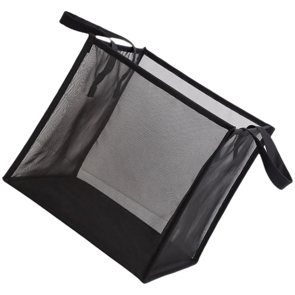 Foldable Mesh Laundry Hamper – Collapsible Basket with Handles