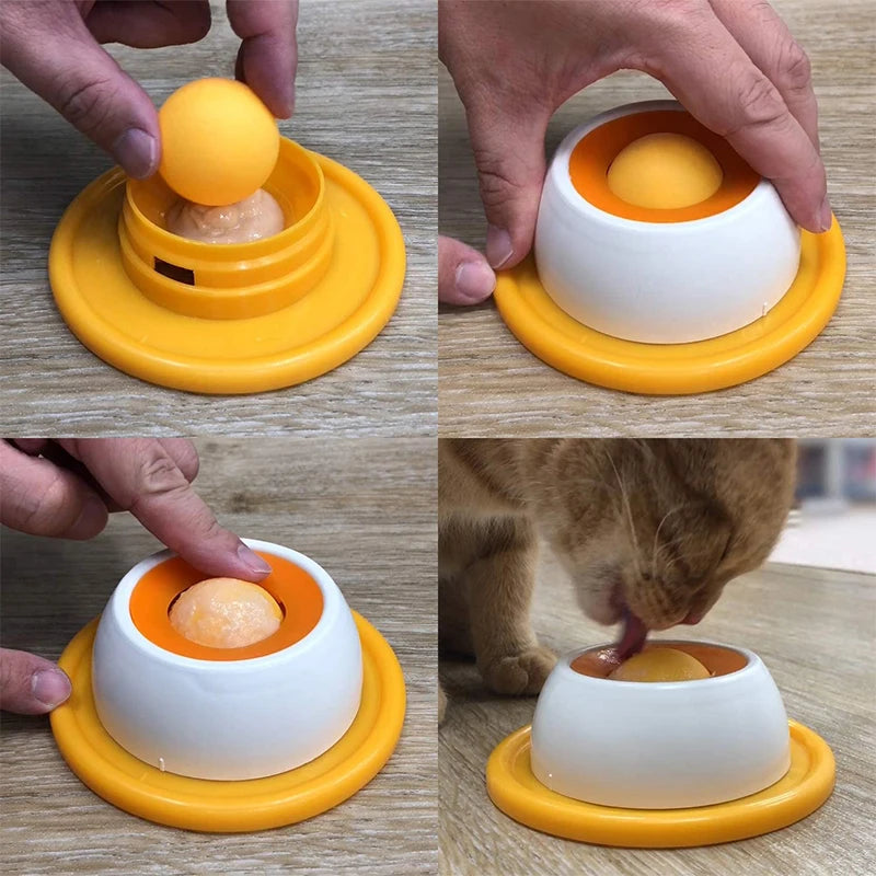 Slow Feeder Lick Mat – Calming Treat Mat for Cats & Dogs