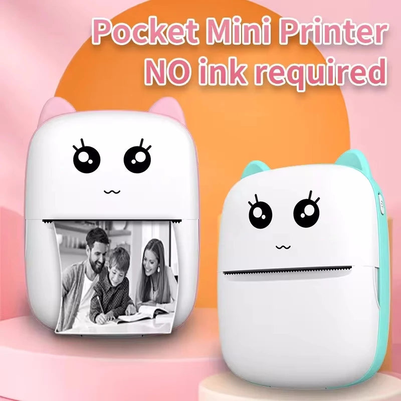 Mini Wireless Thermal Label Printer – Portable Sticker Maker