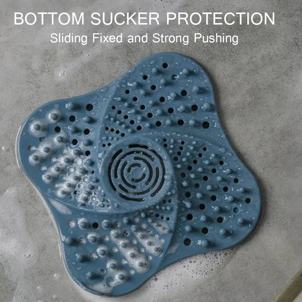 Spiral Shower Drain Hair Catcher – Anti-Clog Drain Protector