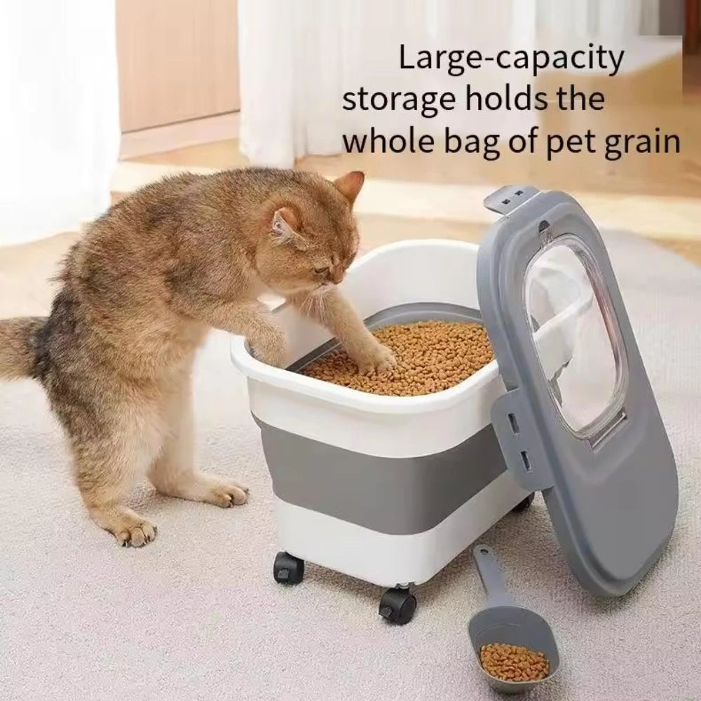 Foldable Food Storage Container – Large-Capacity Kitchen Bin