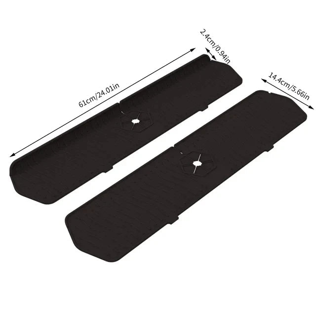 Silicone Sink Splash Guard – Kitchen Counter Water Barrier