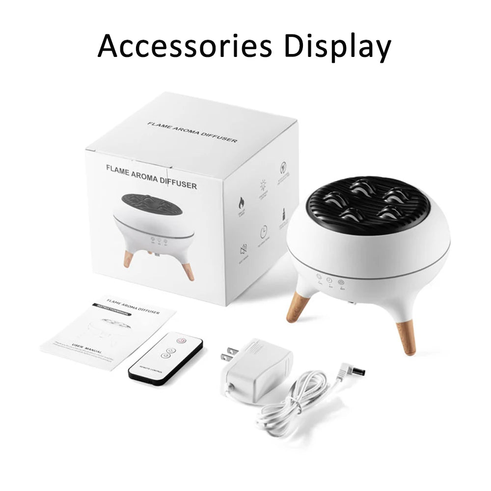 Jellyfish Flame Aroma Diffuser – Dynamic Mist Humidifier