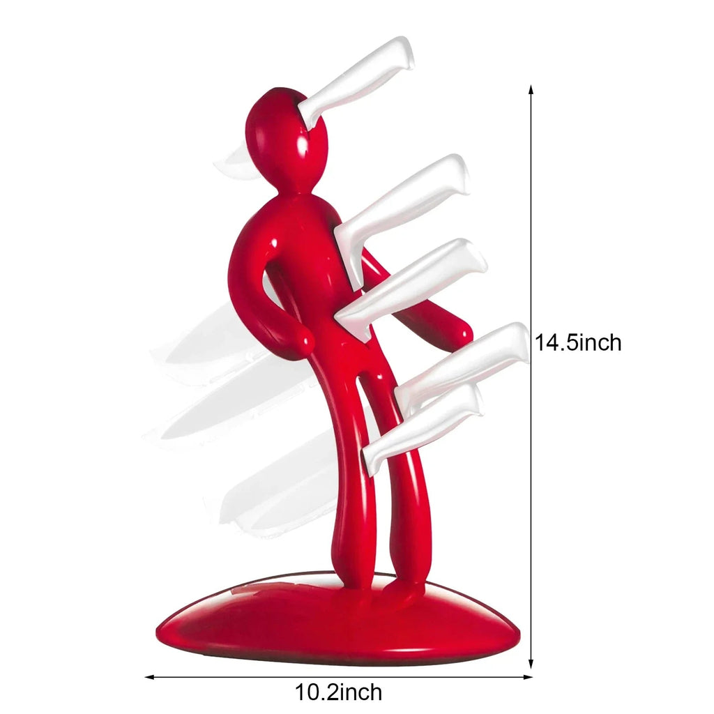 Humanoid Knife Holder Set – Creative Kitchen Knife Block