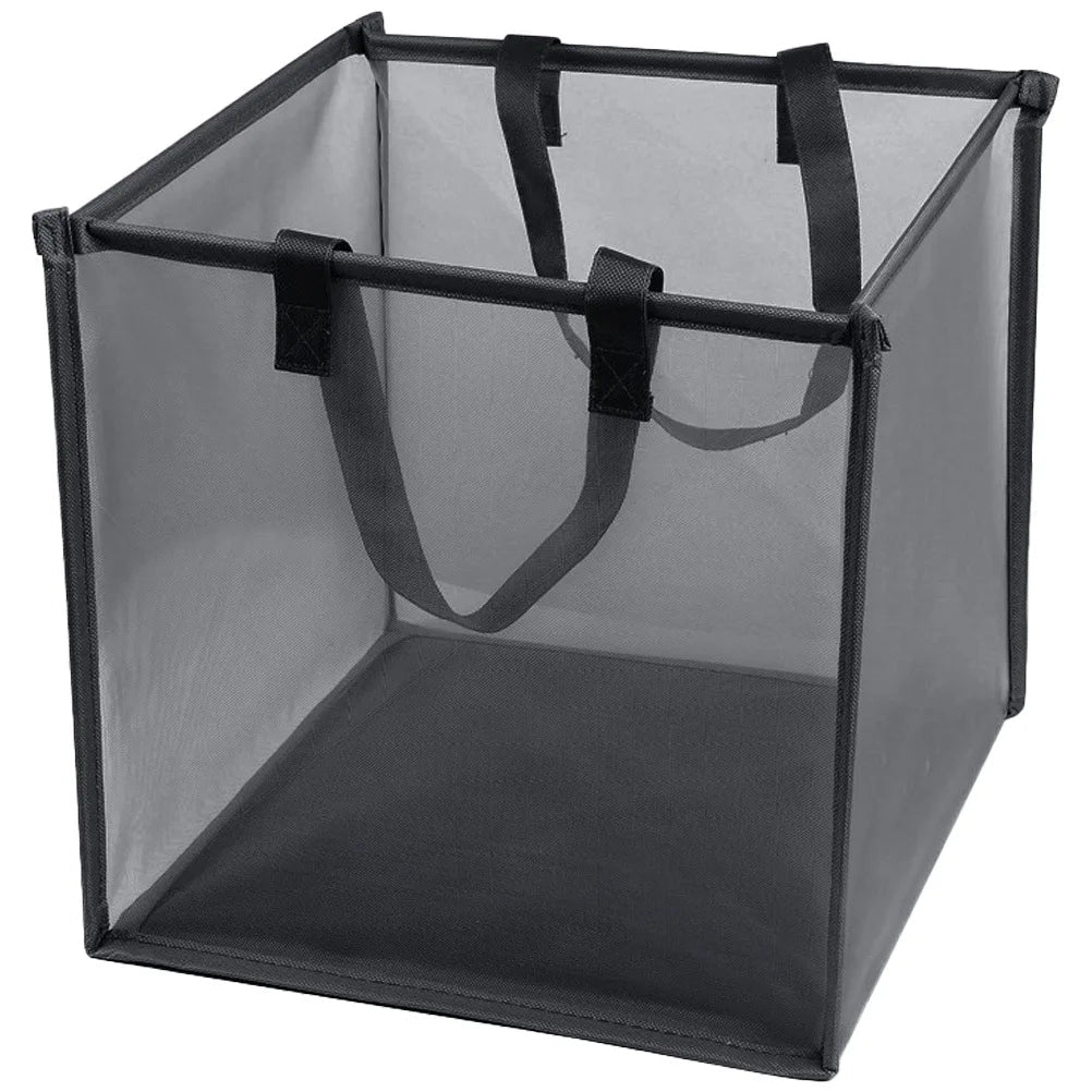 Foldable Mesh Laundry Hamper – Collapsible Basket with Handles