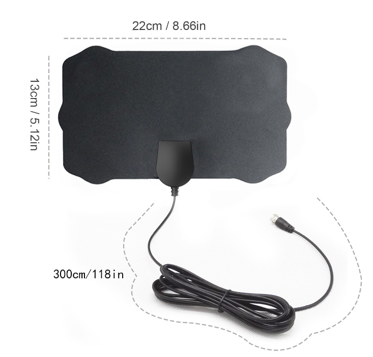 Indoor Satellite HDTV Antenna – Slim, Easy-Install Reception