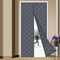 Magnetic Thermal Door Curtain – Winter Insulation & Draft Blocker