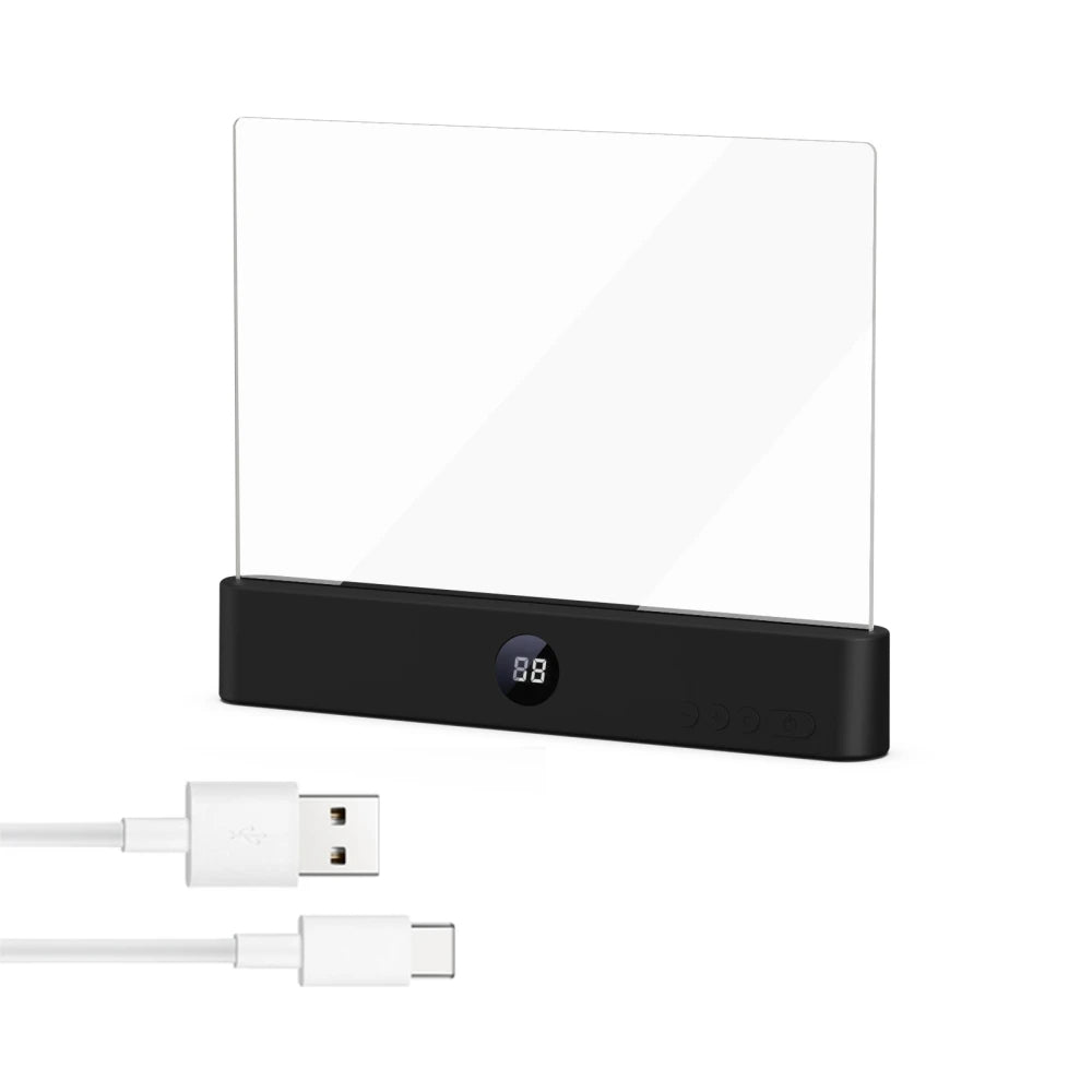 LED Flat Panel Reading Light – Rechargeable Night Vision Lamp