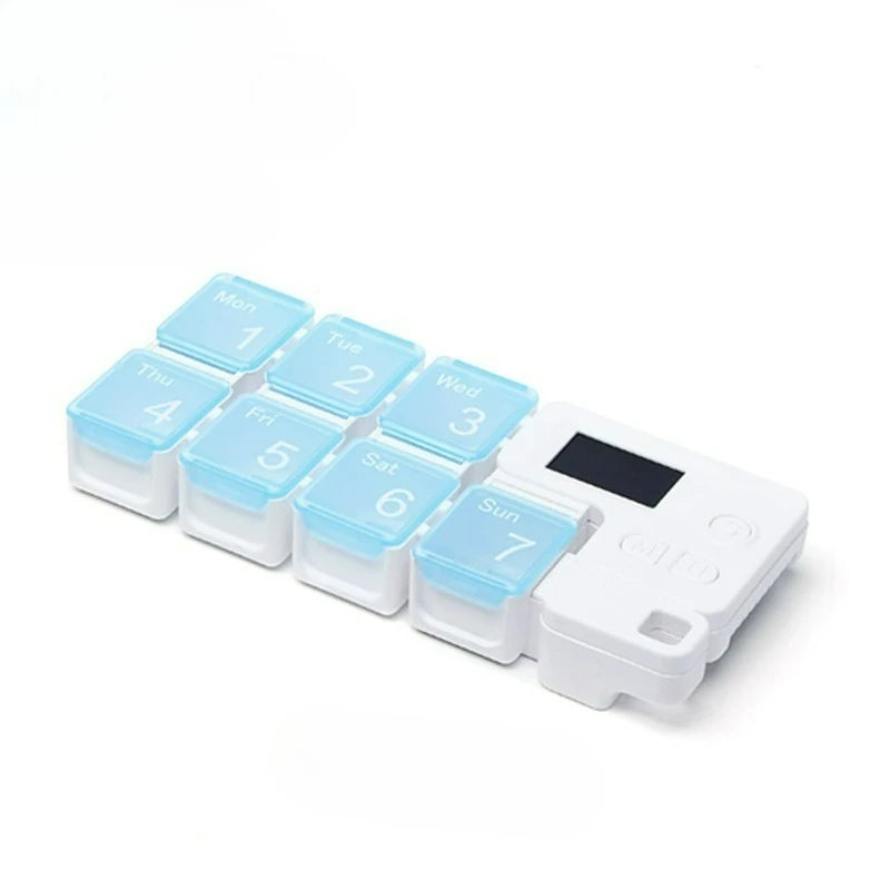 Smart Electronic Weekly Pill Organizer – Reminder Case