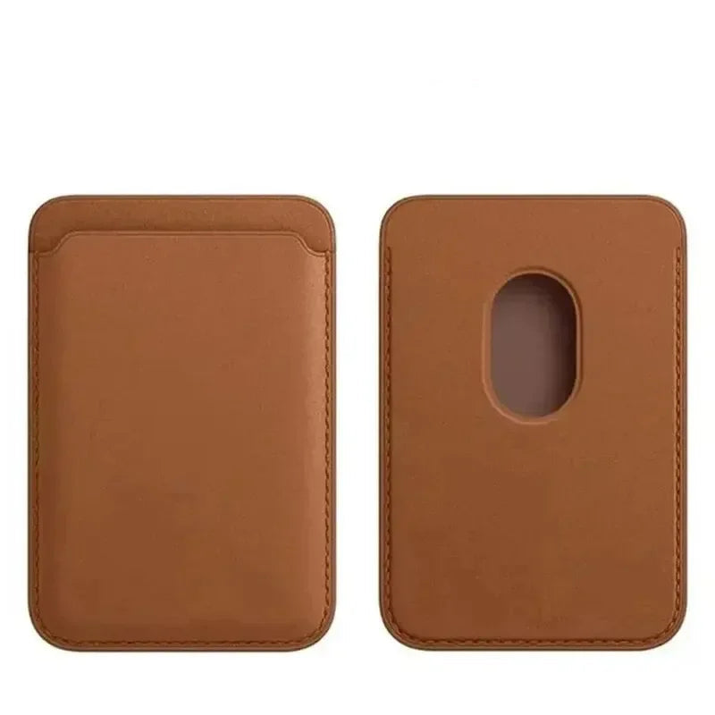 Magnetic Leather Card Holder – MagSafe Wallet for iPhone