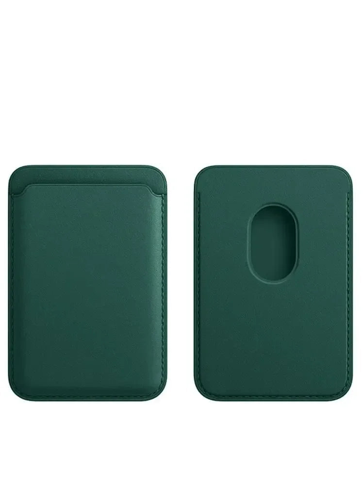 Magnetic Leather Card Holder – MagSafe Wallet for iPhone