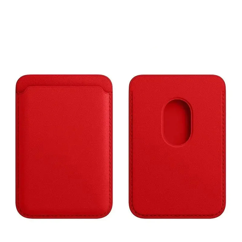 Magnetic Leather Card Holder – MagSafe Wallet for iPhone