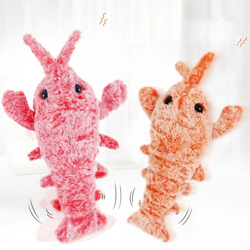 Electric Jumping Shrimp Cat Toy – Interactive Motion Pet Toy