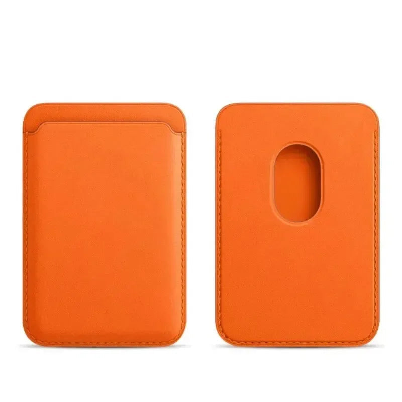 Magnetic Leather Card Holder – MagSafe Wallet for iPhone