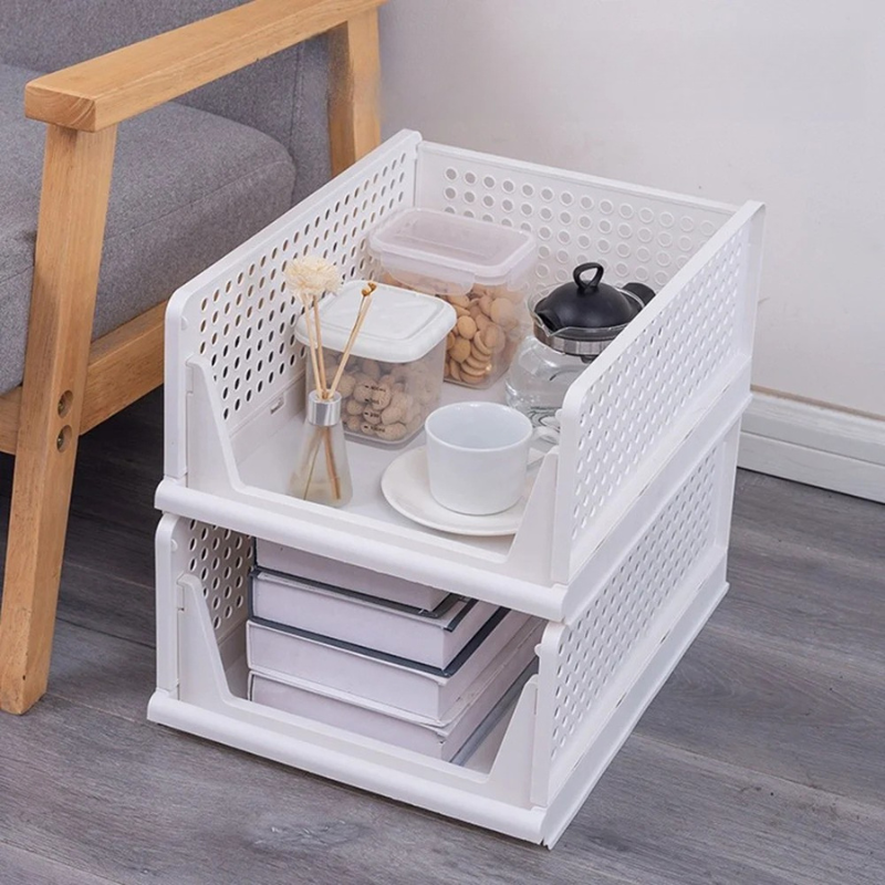 Stackable Drawer Organizer – Plastic Closet Storage Box