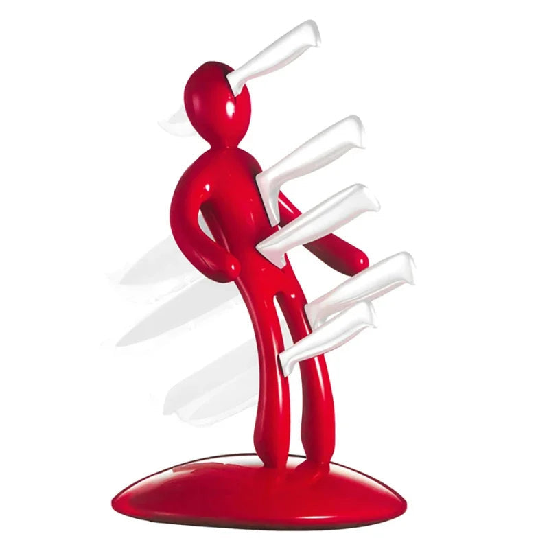 Humanoid Knife Holder Set – Creative Kitchen Knife Block