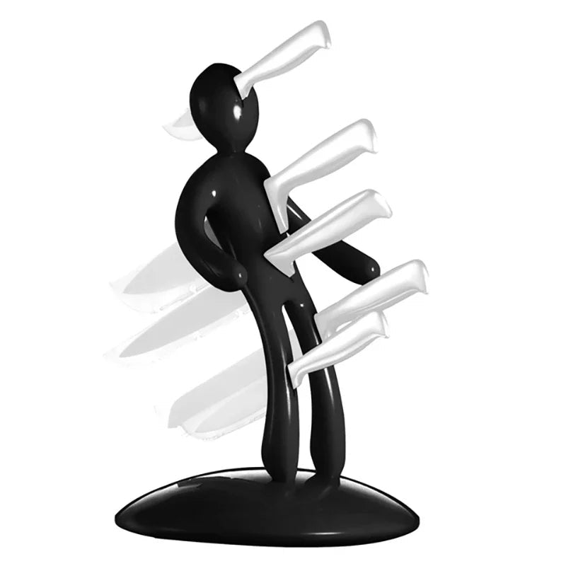Humanoid Knife Holder Set – Creative Kitchen Knife Block